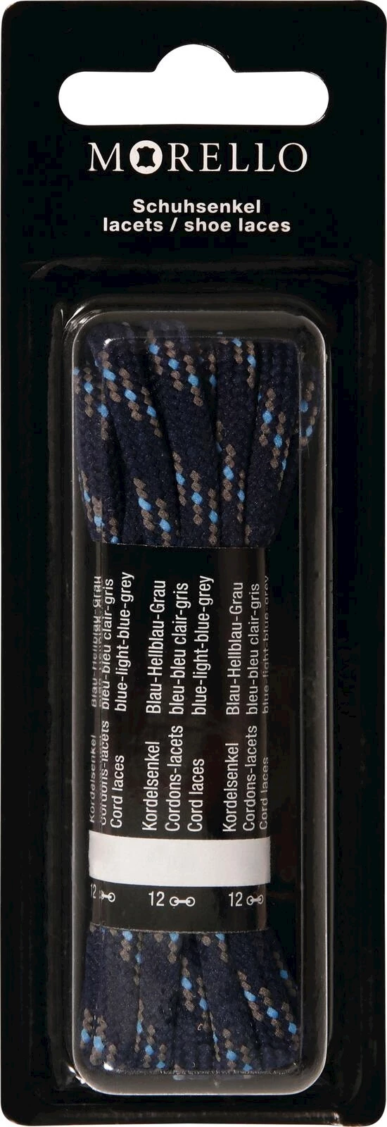 Kordelsenkel blau/melange 160 cm