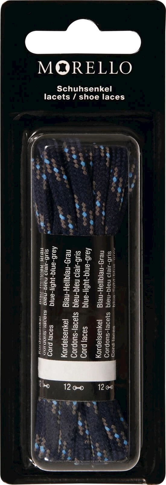 Kordelsenkel blau/melange 180 cm