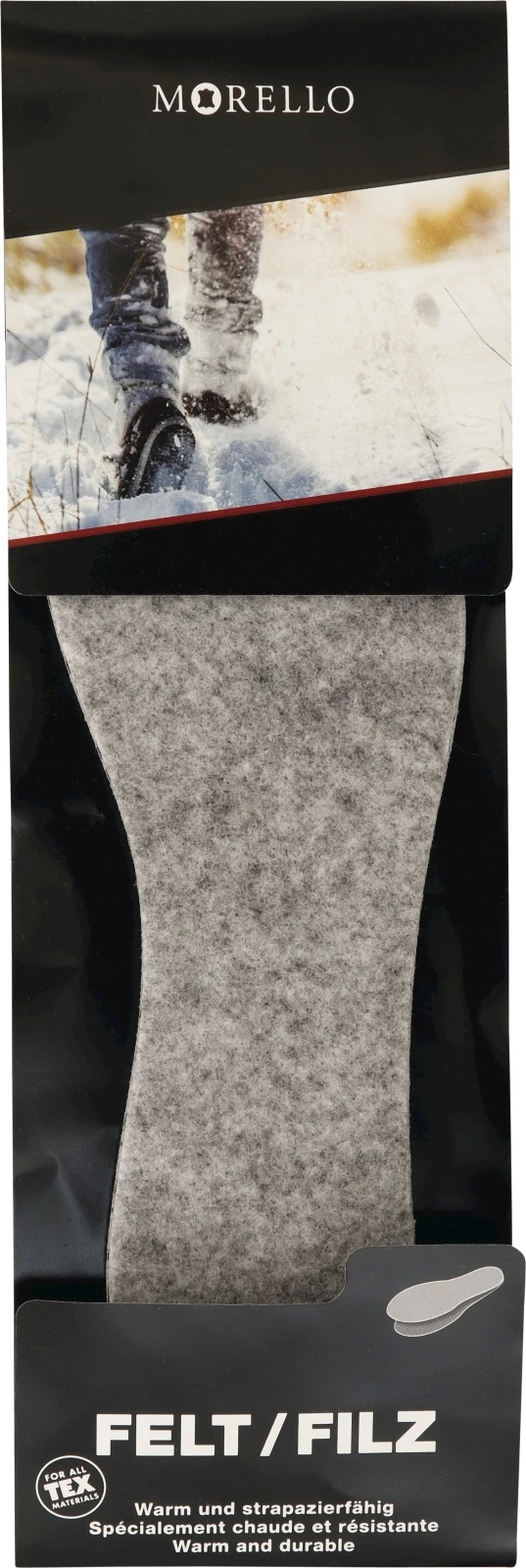 Filzsohle Morello Gr. 36/37