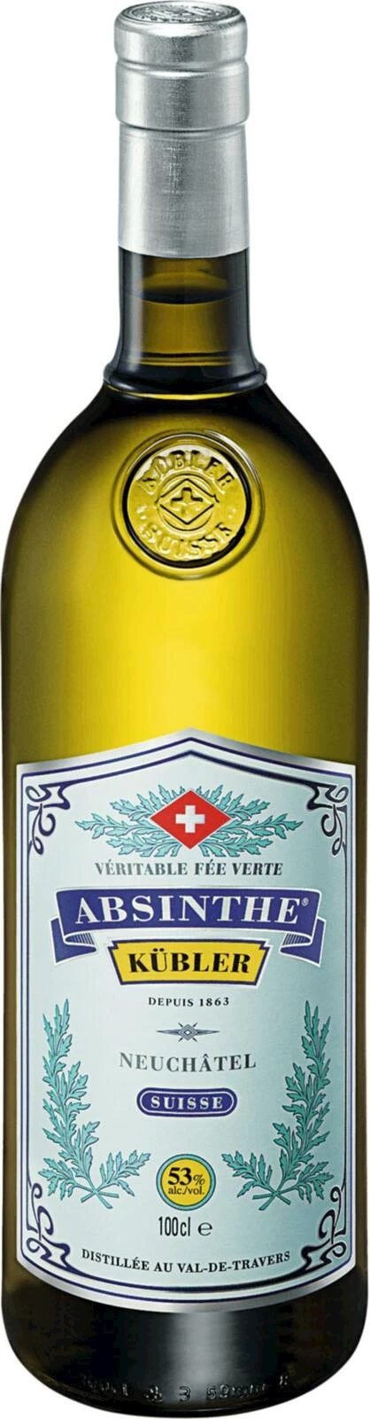 Absinthe Kübler 53% 100 cl
