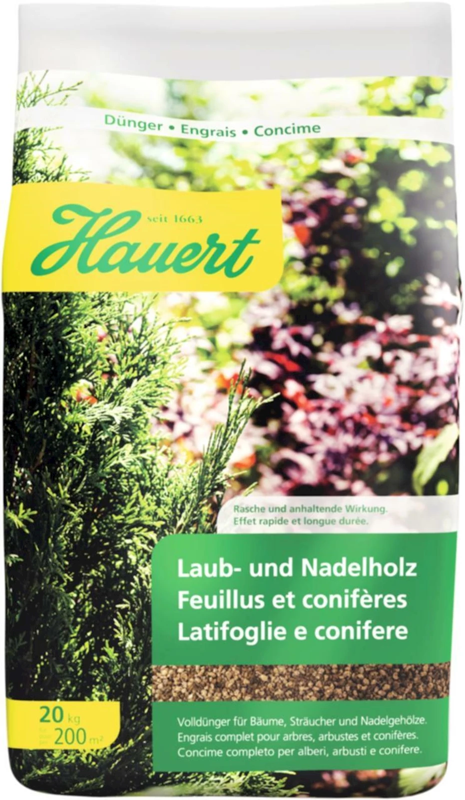 Laub und Nadelholzdünger HBG 20 kg kaufen Gartendünger LANDI