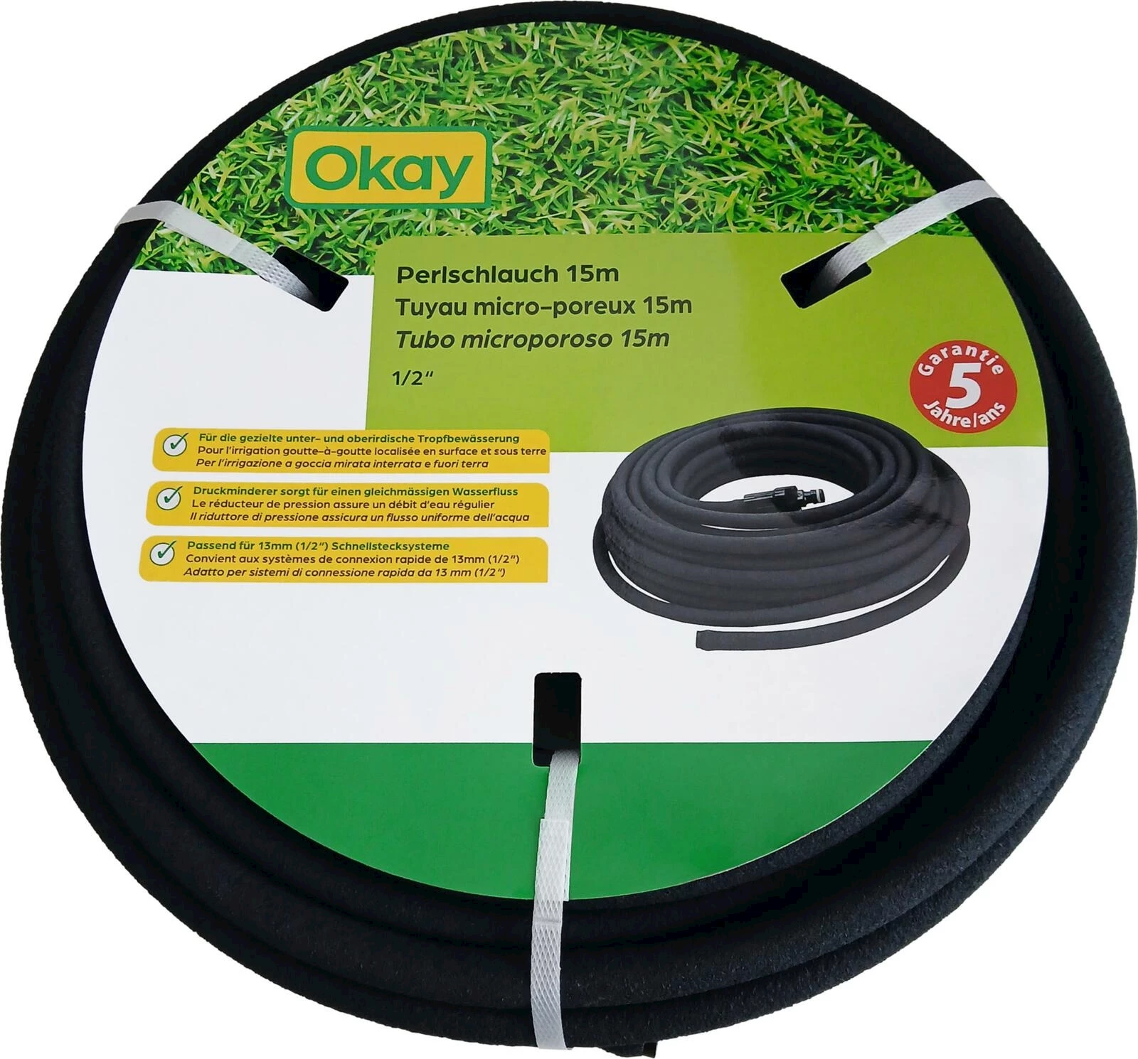 Tuyau microporeux 1/2" 15m