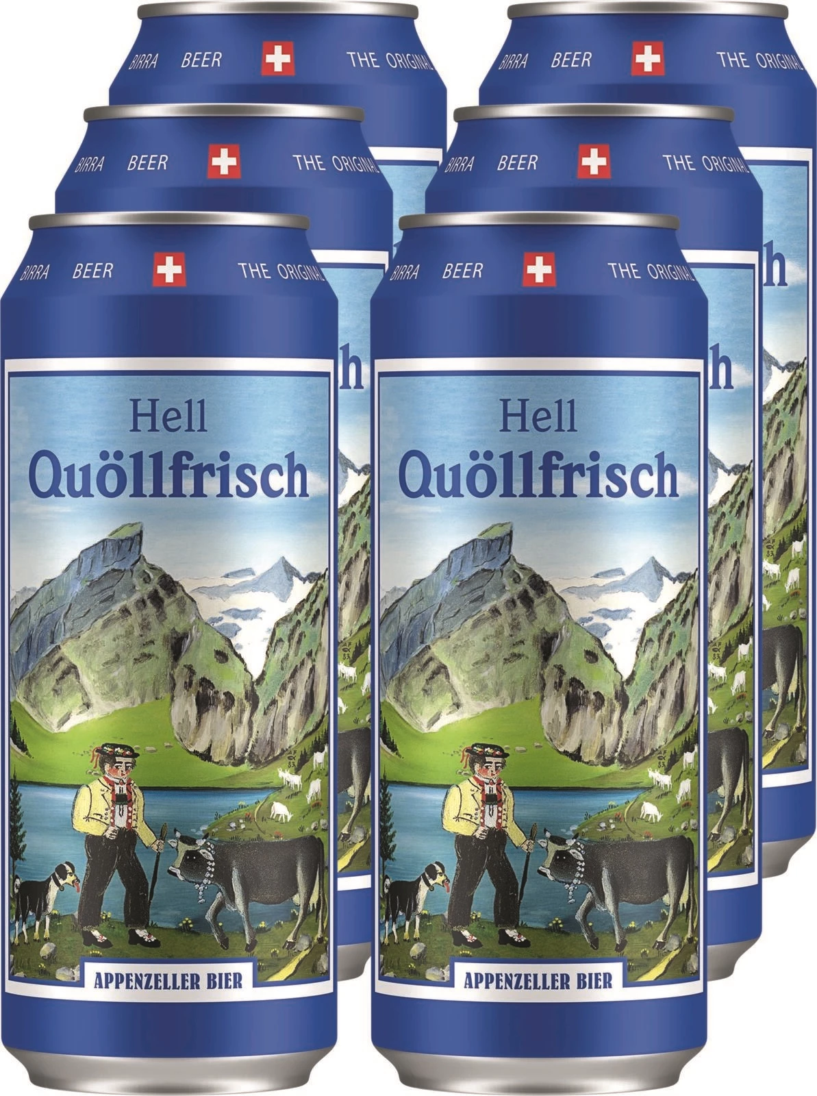 Bier Quöllfrisch Dose 6 × 50 cl