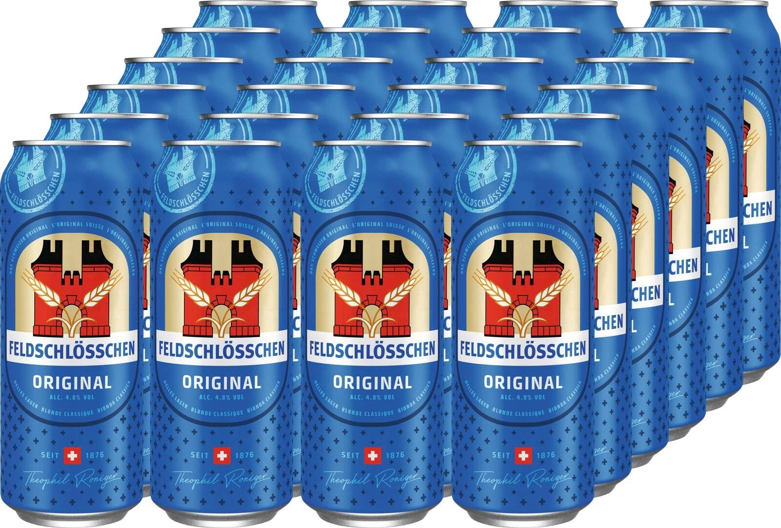 Lagerbier Feld. Original 24 × 50 cl