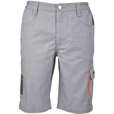 Shorts grau/orange Gr. S