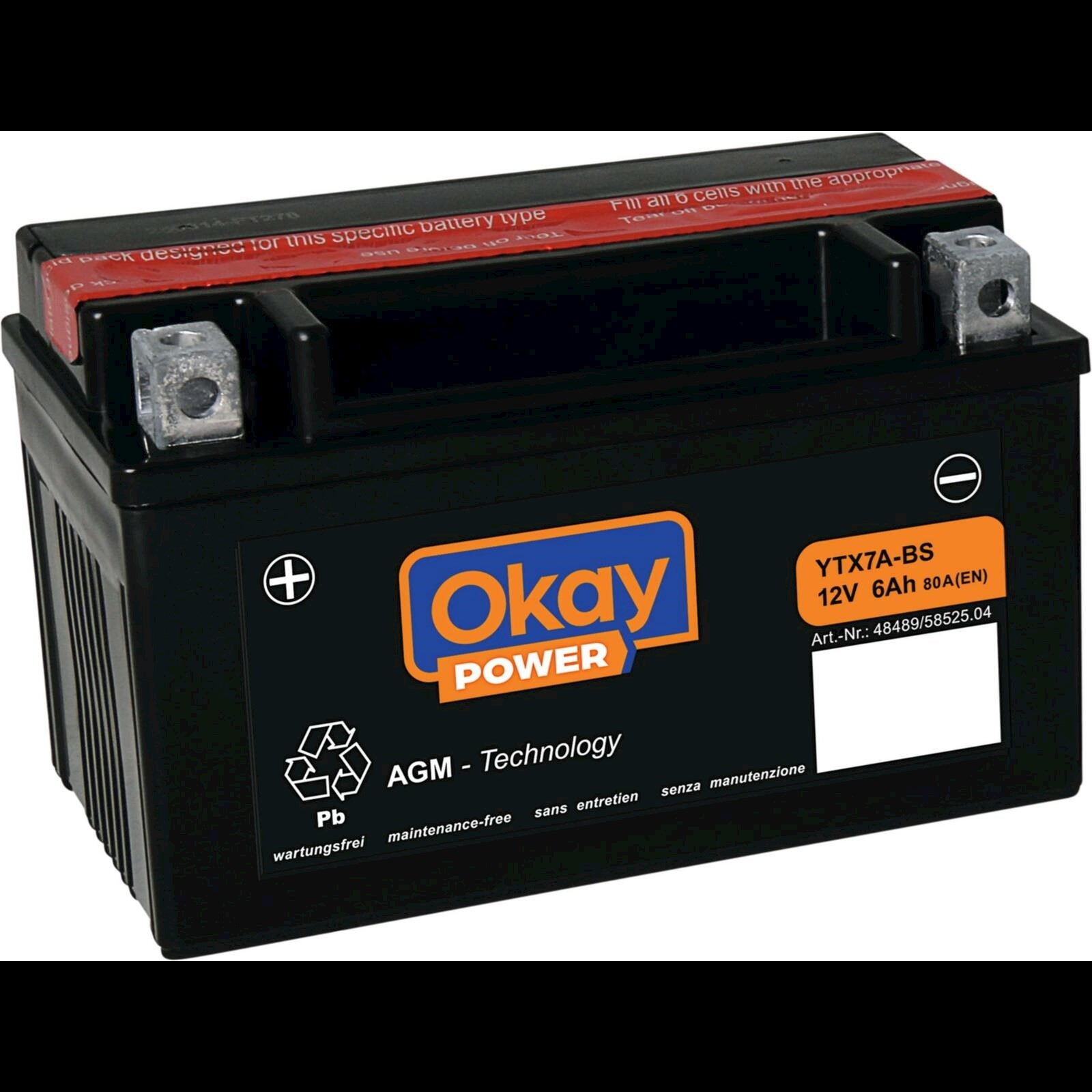 Starterbatterie OKAY Power 100Ah/850A kaufen - Auto Zubehör - LANDI