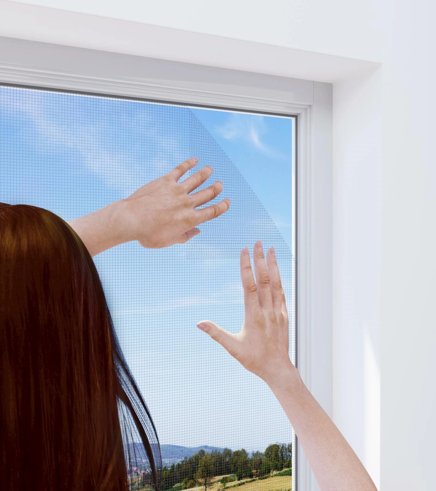 Fliegengitter anthr. 150 × 300 cm