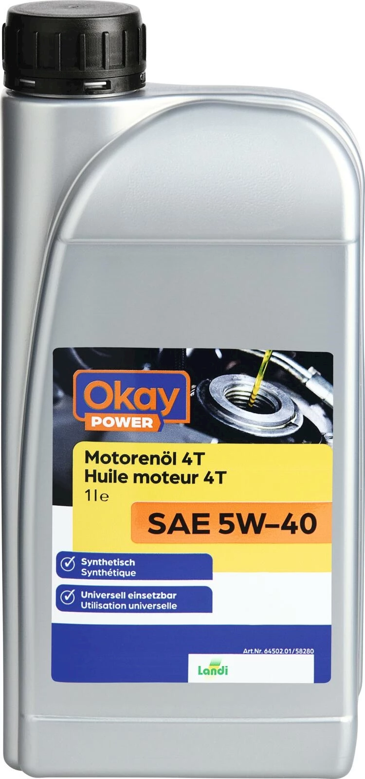 Huile moteur 5W-40 1 l Okay Power