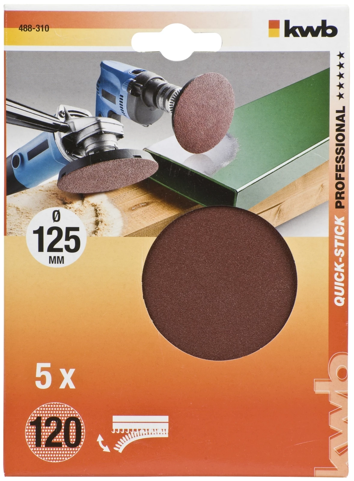 Haftschleifscheiben K120