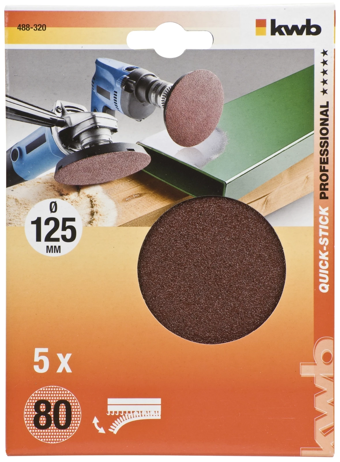 Haftschleifscheiben K80