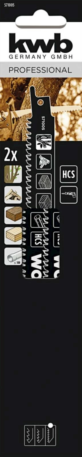 Lame de scie sabre pour bois 240mm