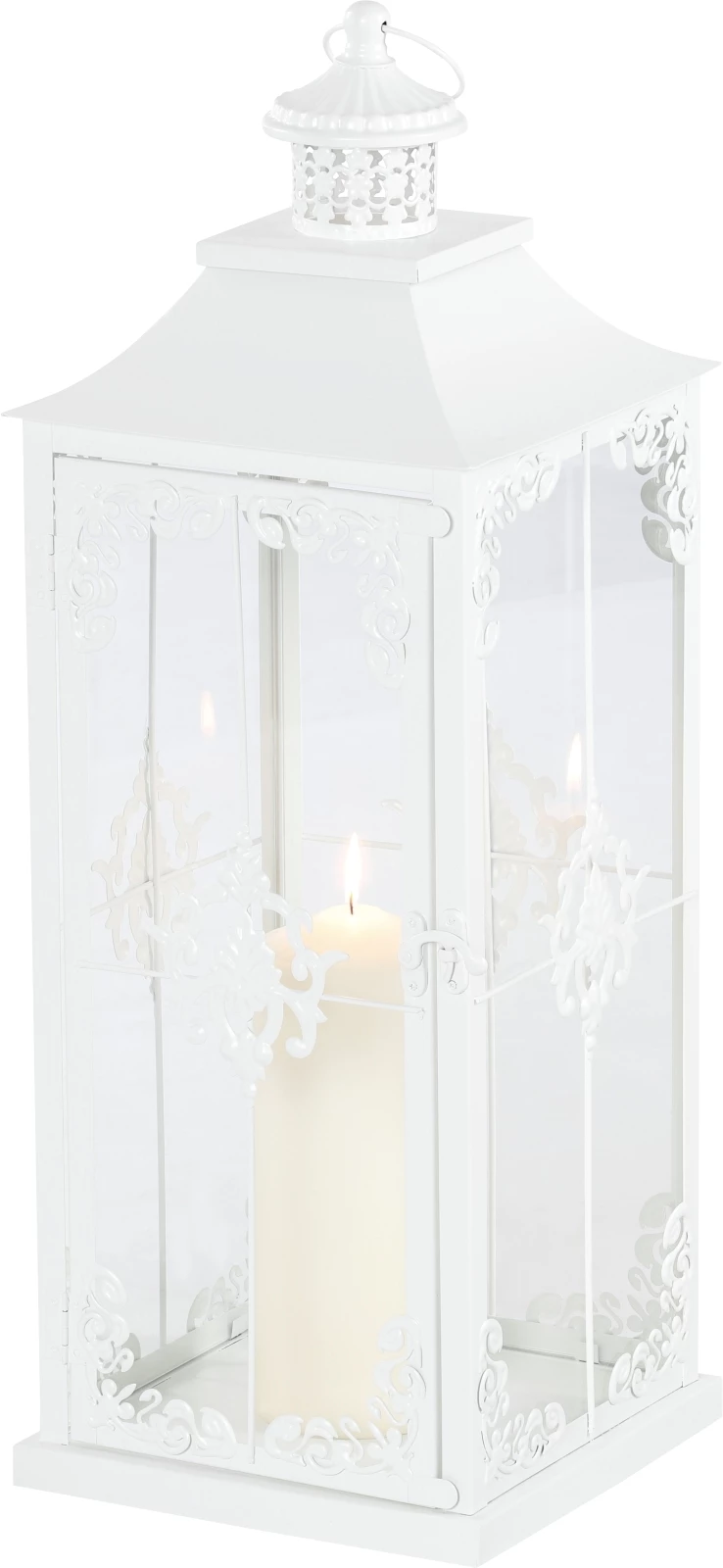 Laterne Elegant weiss gross kaufen Basteln LANDI