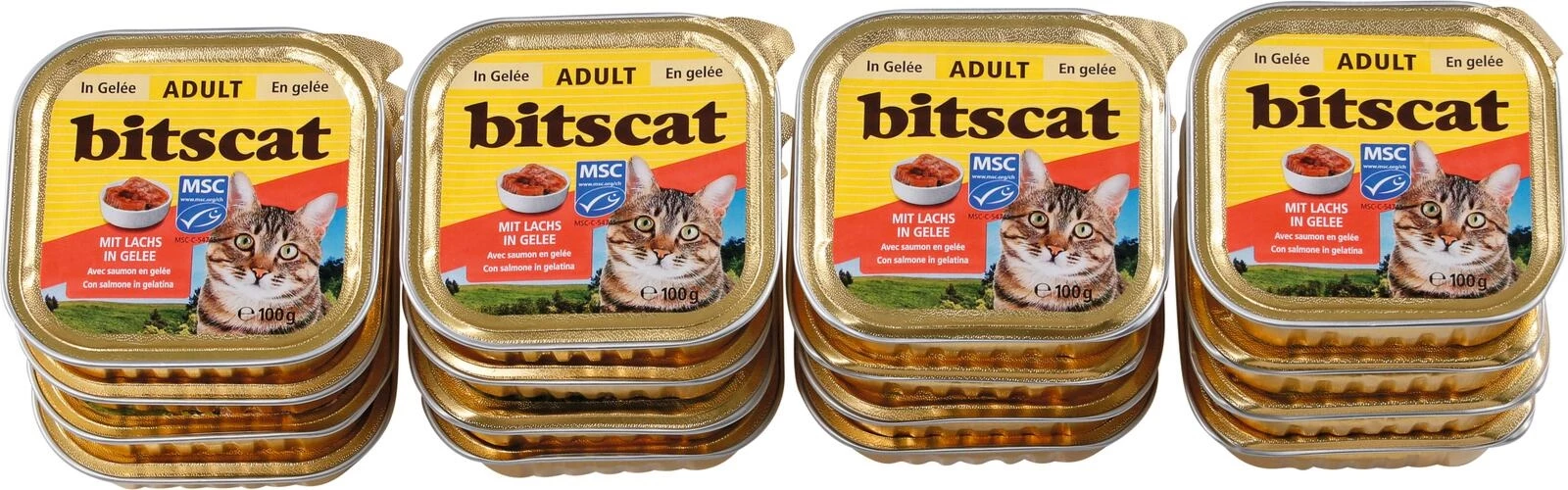 Katzenfutter Lachs Gelée 16×100g