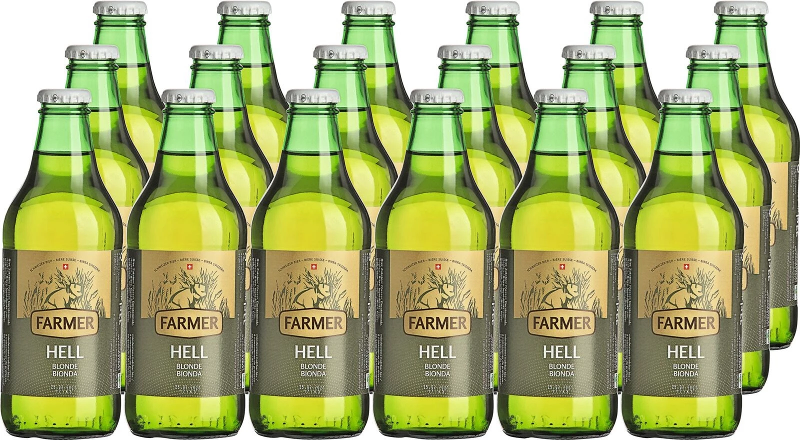 Lagerbier Farmer 18 × 33 cl