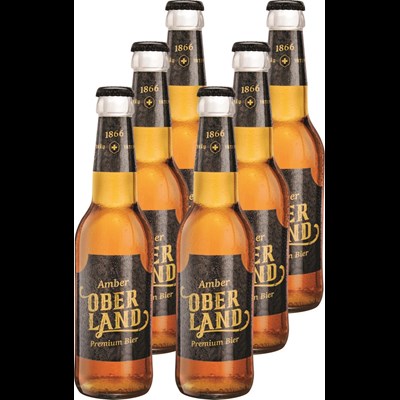 Bière Amber Oberland Prem. 6 × 33 cl