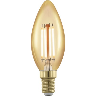 Ampoules E14 bougie Amber 4W