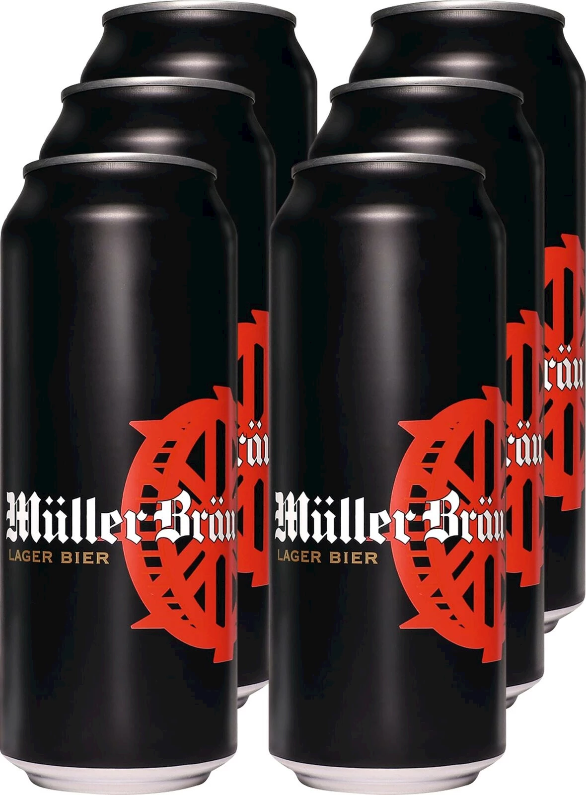 Lagerbier Müller Bräu Dose 6 × 50 cl