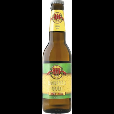 Bier Müller Bräu Bad.Gold Sp. 33 cl