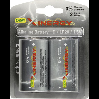 Batterie Xinergy LR20 2 Stk