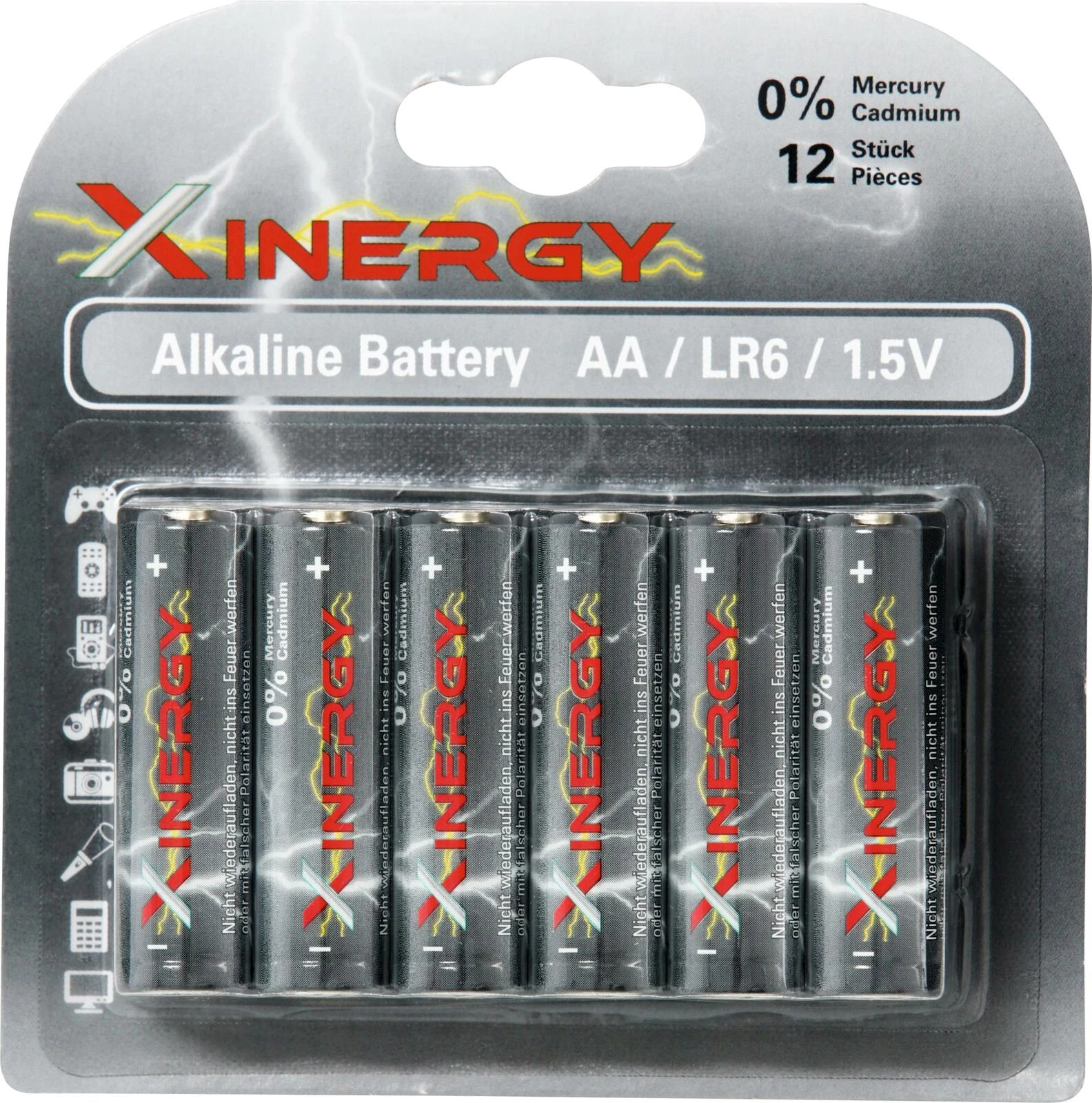 Batterie LR6 AA 12Stk