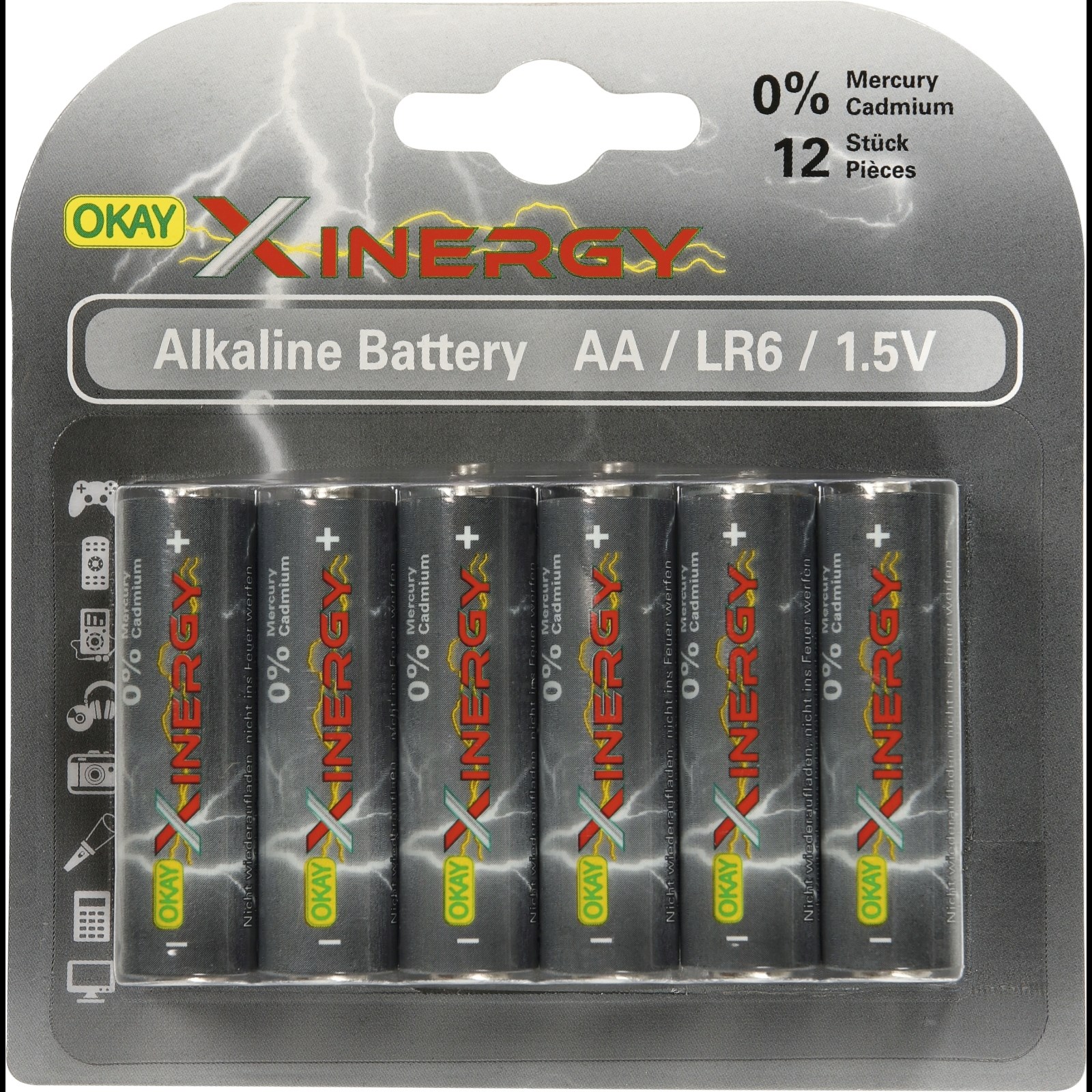 Piles LR6 AA 12pcs Acheter - Batteries - LANDI