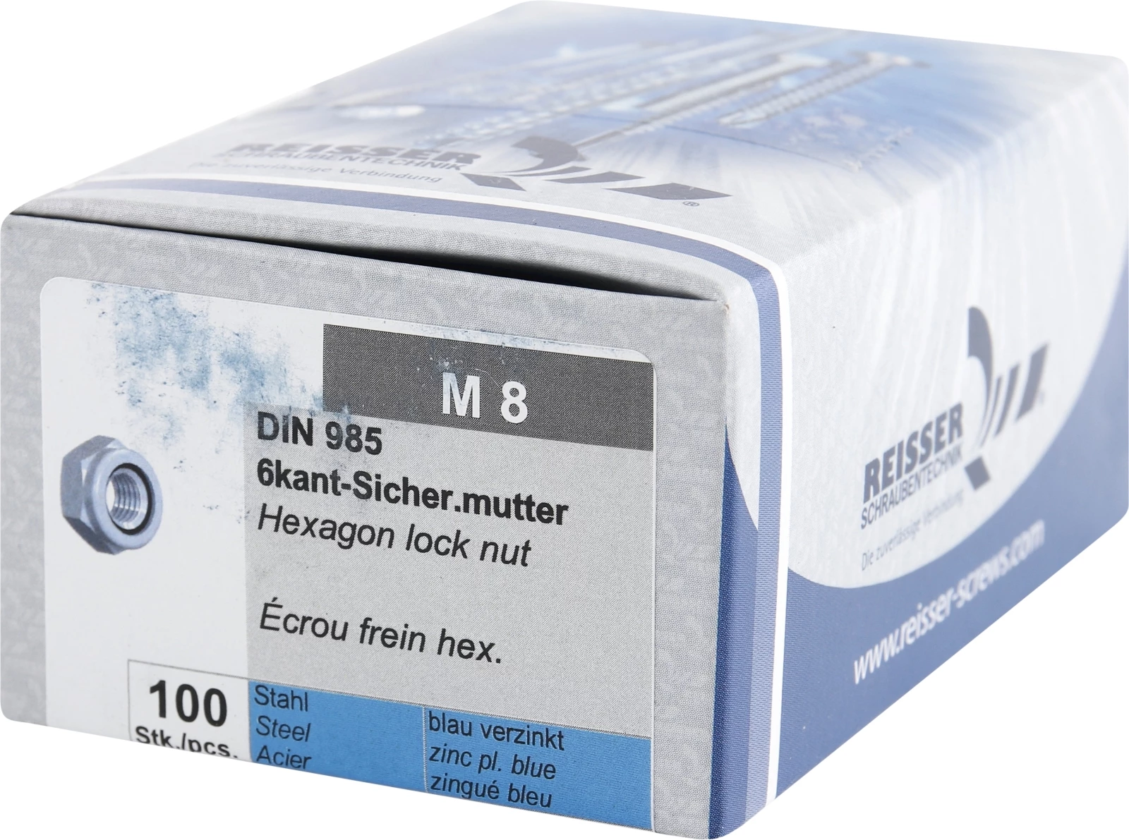 Sicherungsmuttern verz. M8 100 Stk