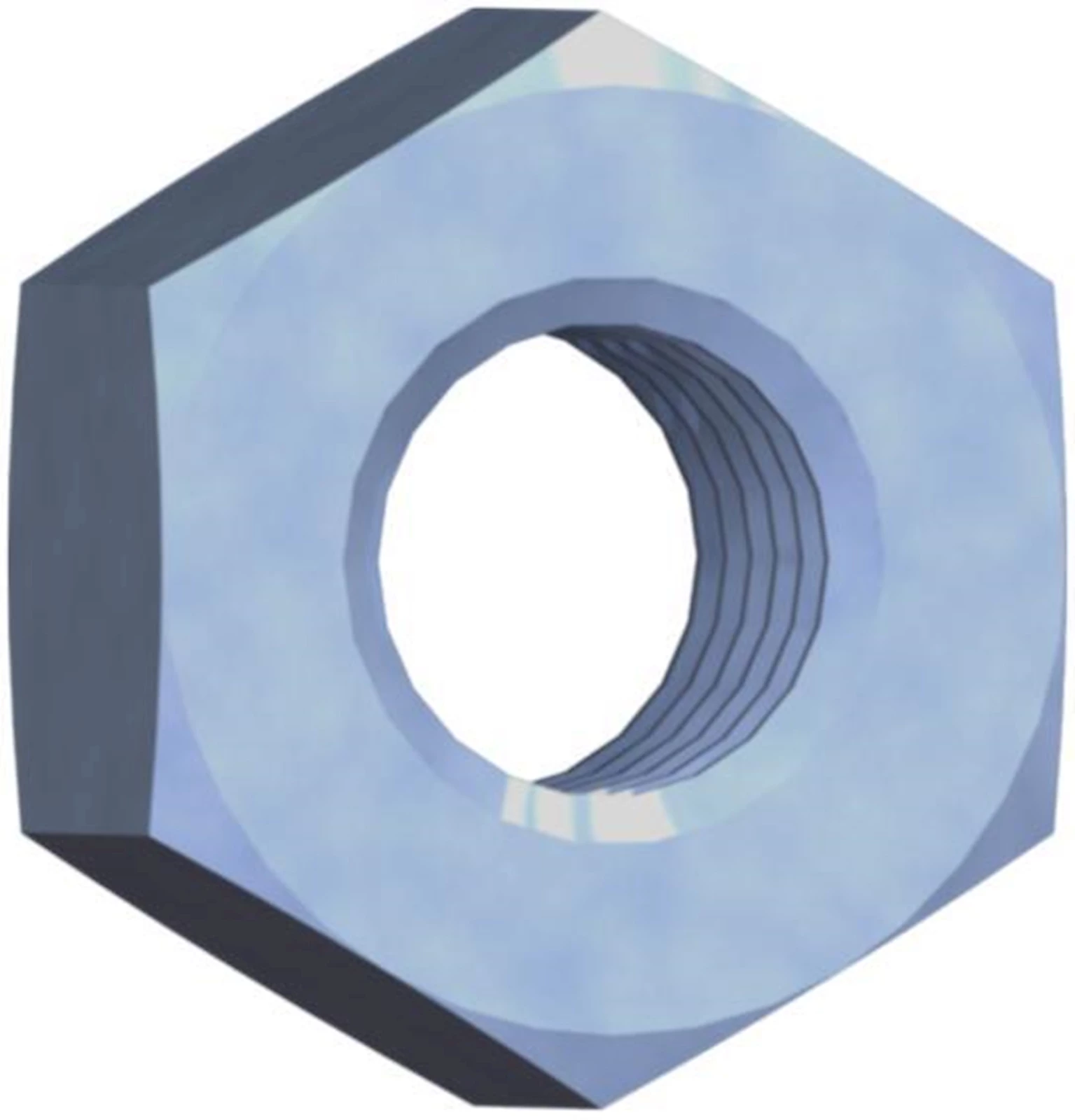 Ecrous hexagonaux galv. M5 100 pcs