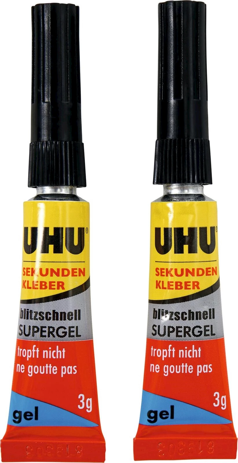 Sekundenkleber gel UHU 2×3 g