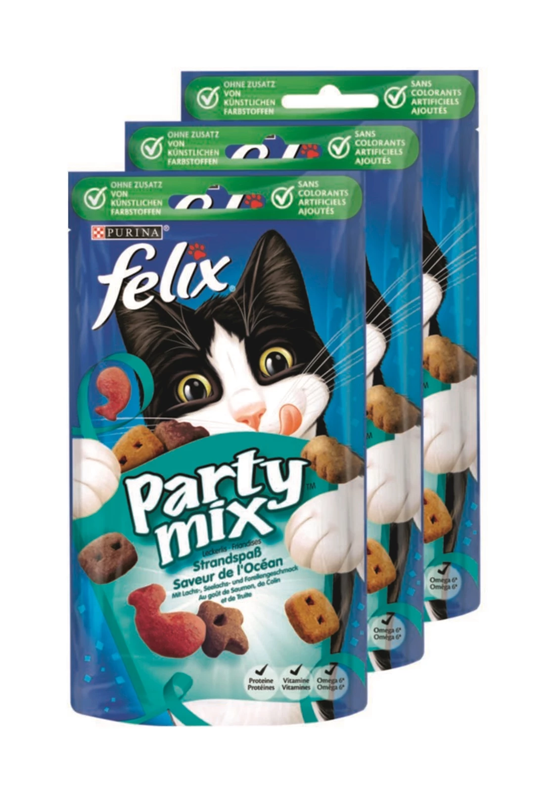 Felix Party Mix 2+1 kaufen Katze Snacks LANDI