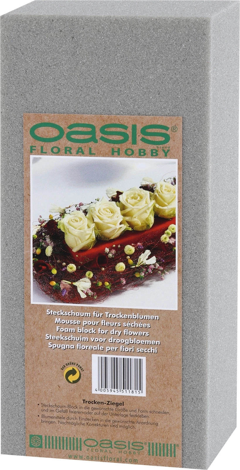 Lot De 2 Mousses Florales JMIATRY 30x30x4.5cm - Idéal Mariages, Pâques Et Arrangements