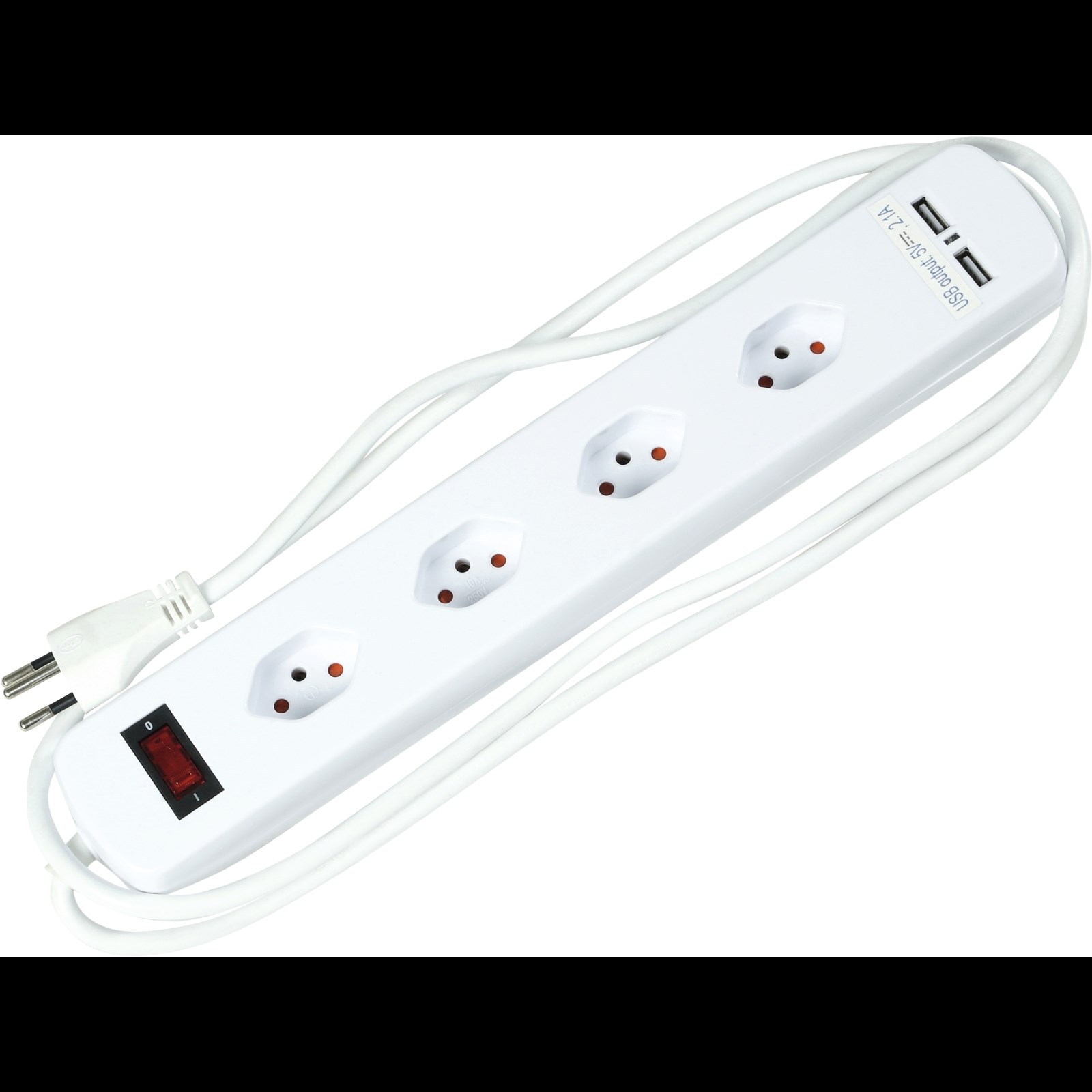 Multiprise 4 x T13 avec USB Acheter - Matériel électrique - LANDI