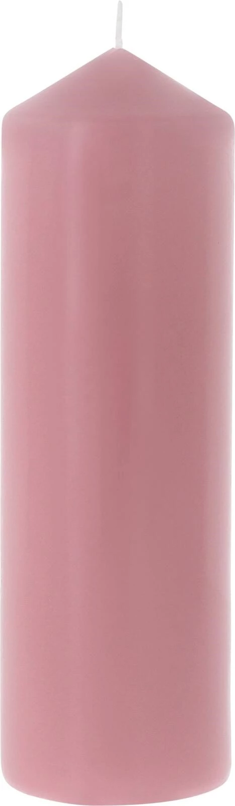 Zylinderkerze altrosa 8 × 25 cm