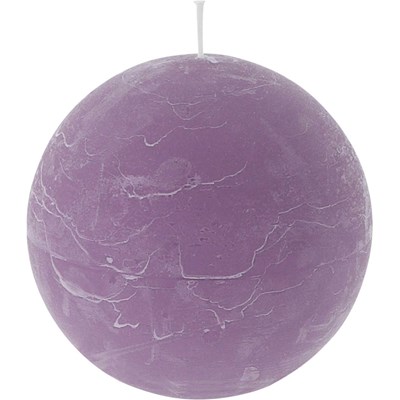 Bougie boule violet 8 × 8 cm