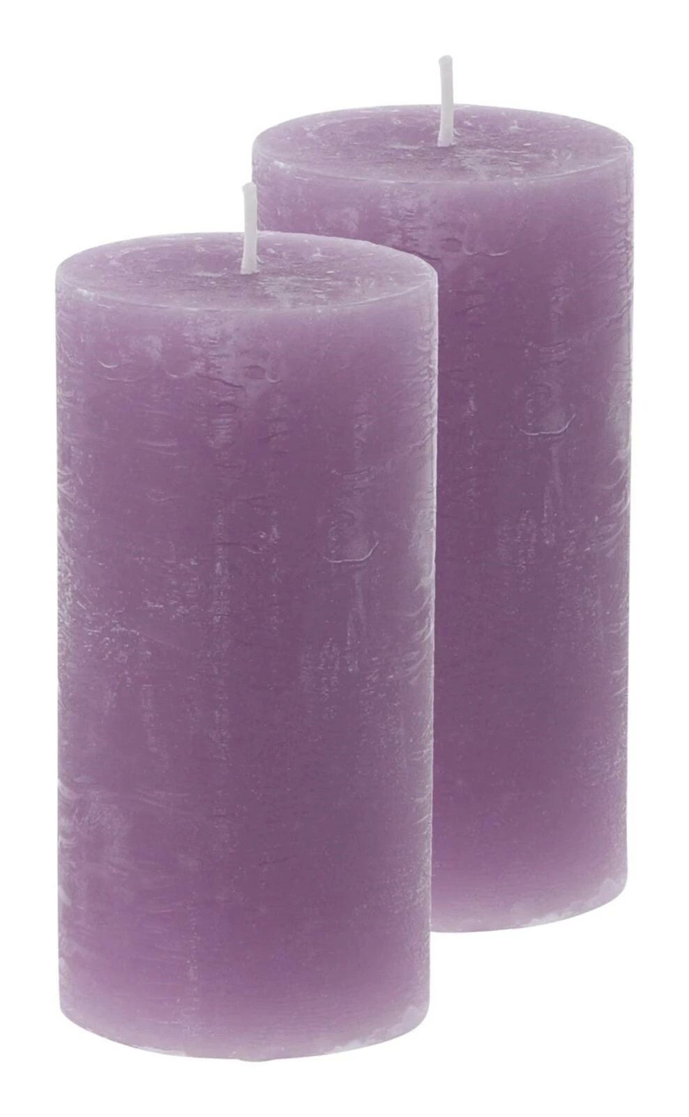 Bougie cylindrique violet 5x10cm