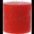 Bougie trois mèches rouge 15 × 15cm