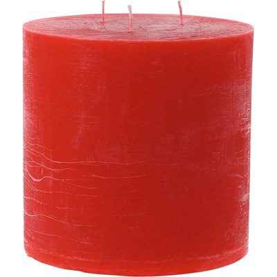 Kerze Dreidocht rot 15 × 15 cm
