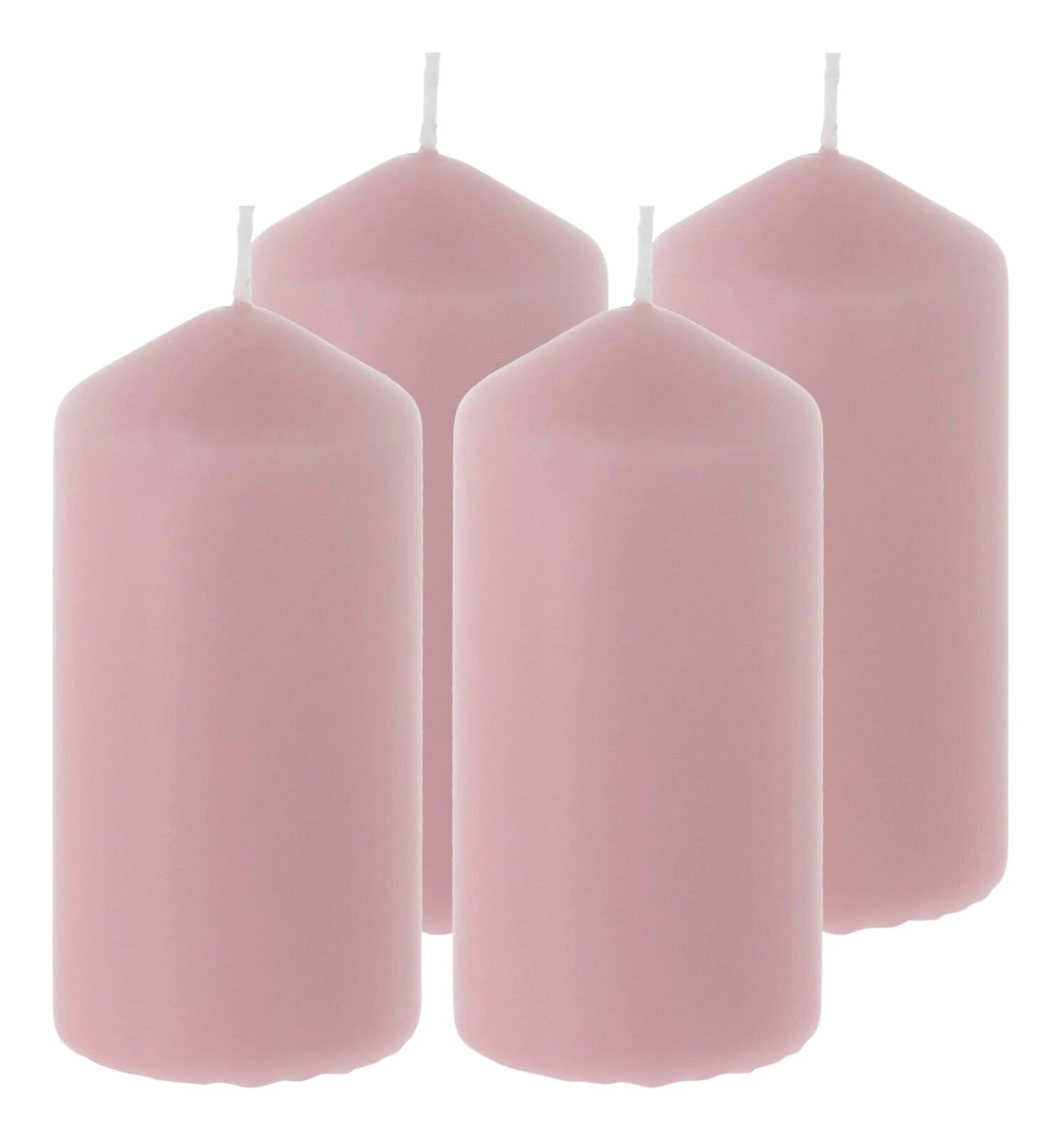 Zylinderkerze altrosa 5 × 10 cm