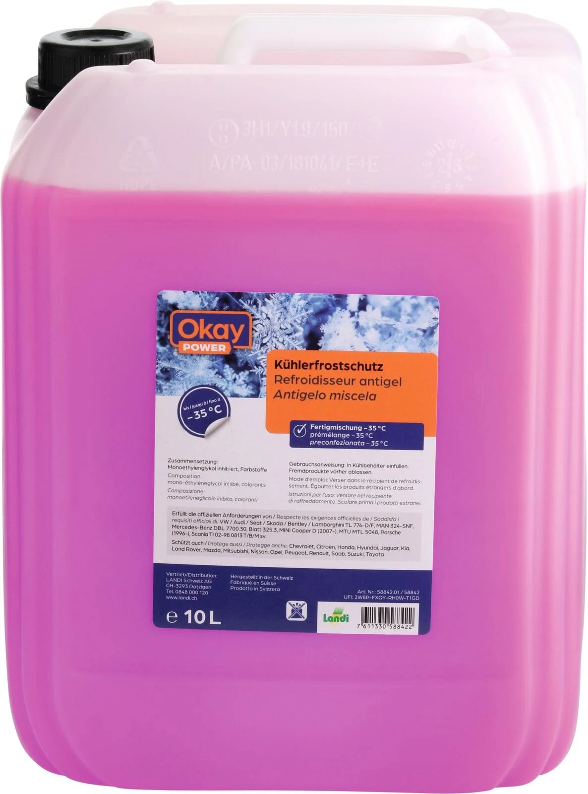 Kühlerfrostschutz Okay 10 l