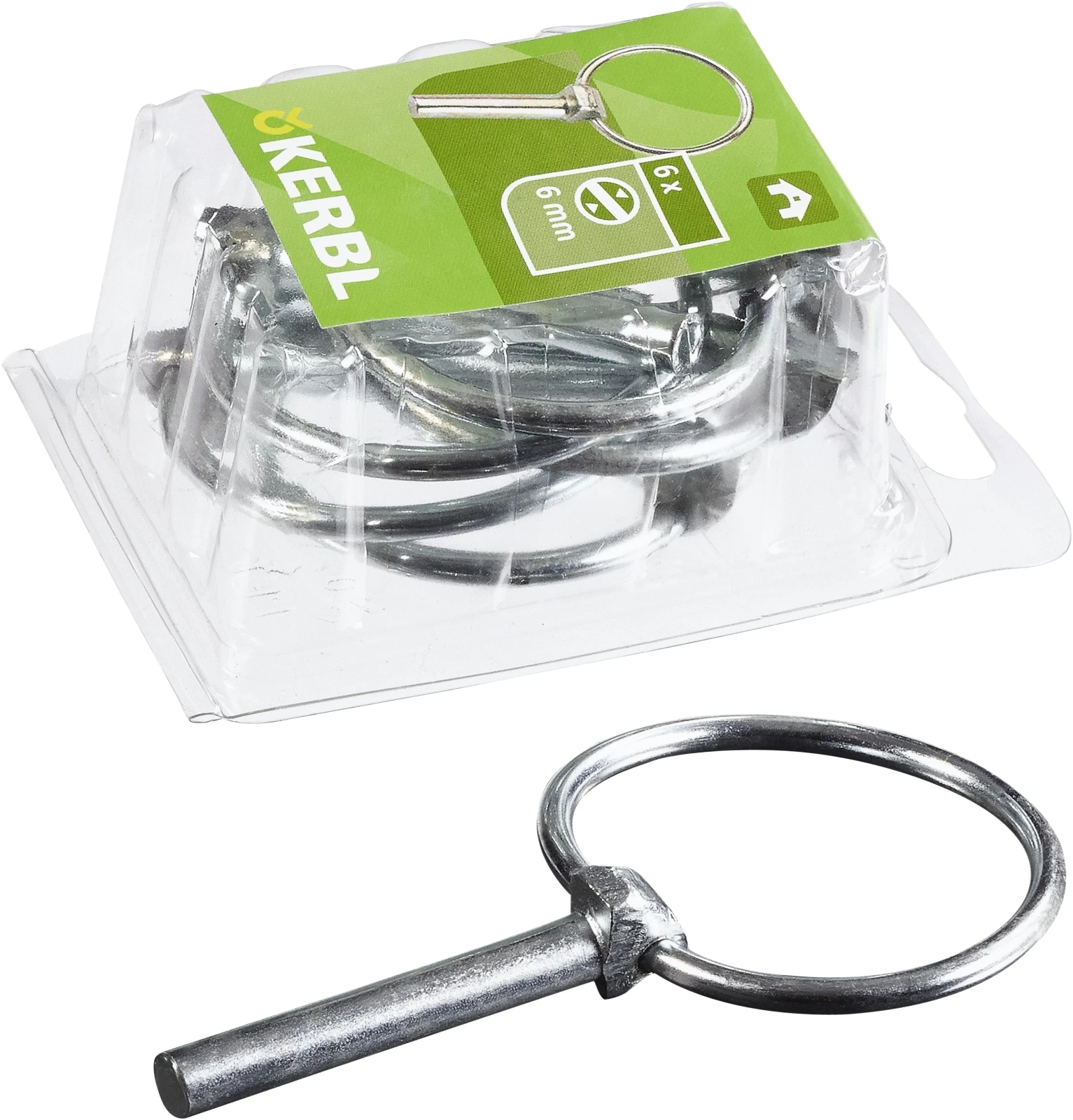 Klappsplinten 6 × 6 mm