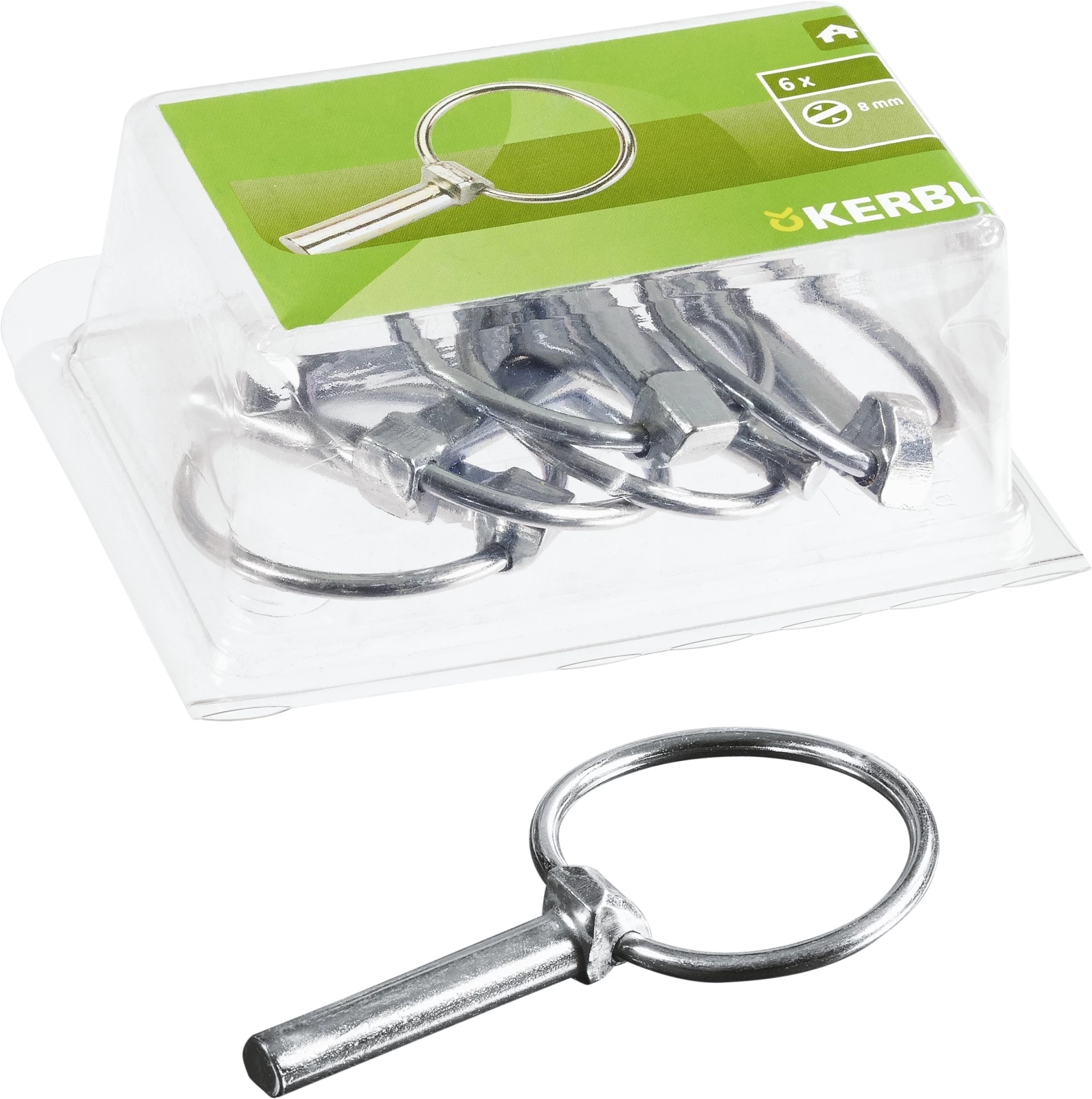 Klappsplinten 6 × 8 mm