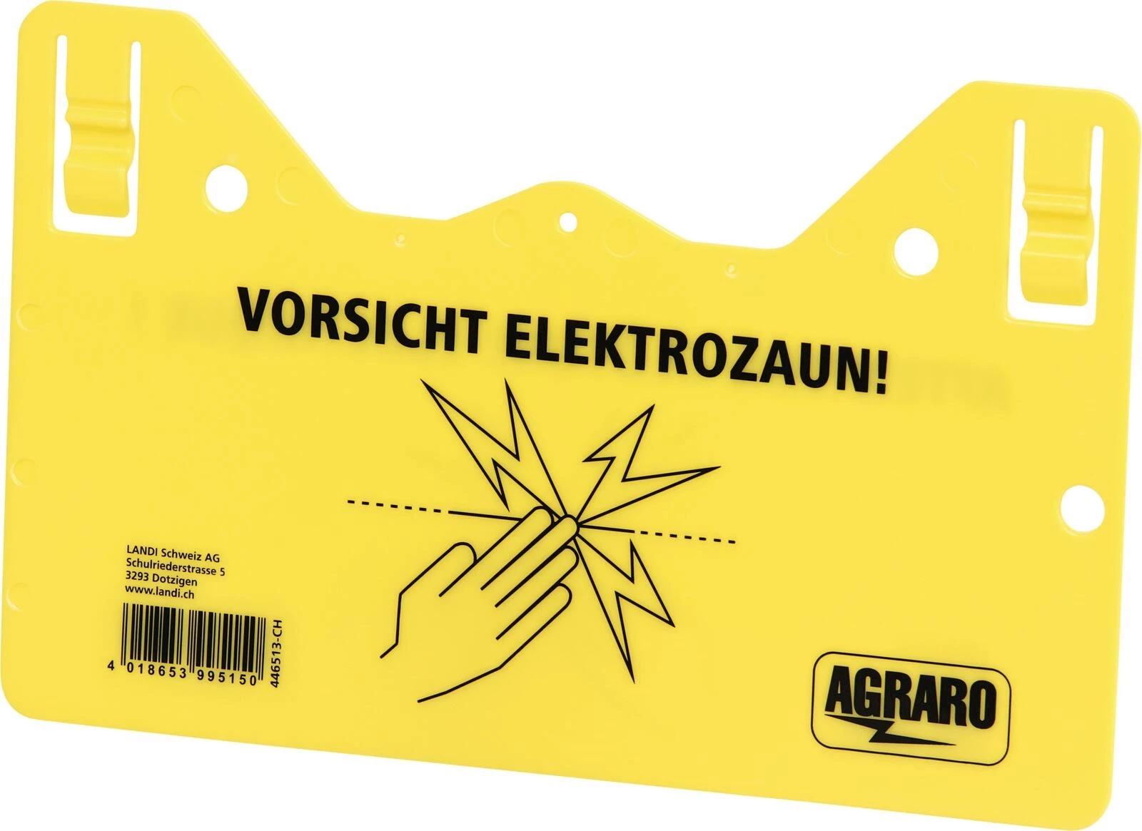 Warnschild Elektrozaun Agraro
