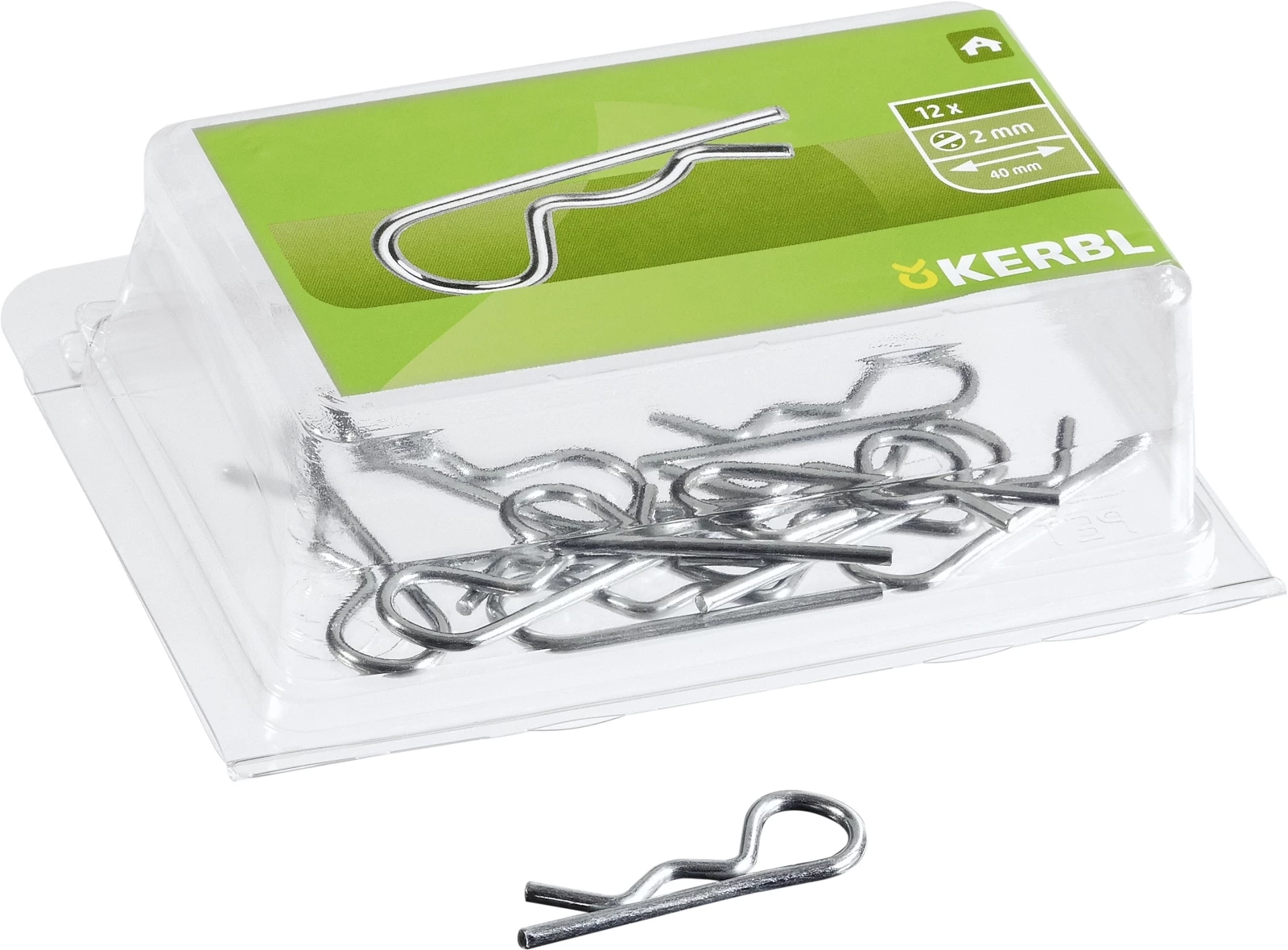 Épingle de sûreté 12 × 2 mm