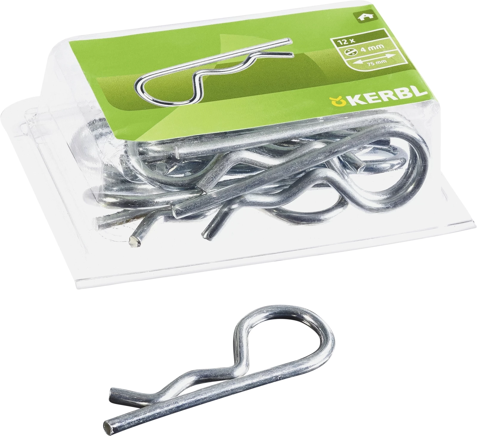 Federvorstecker 12 × 4 mm