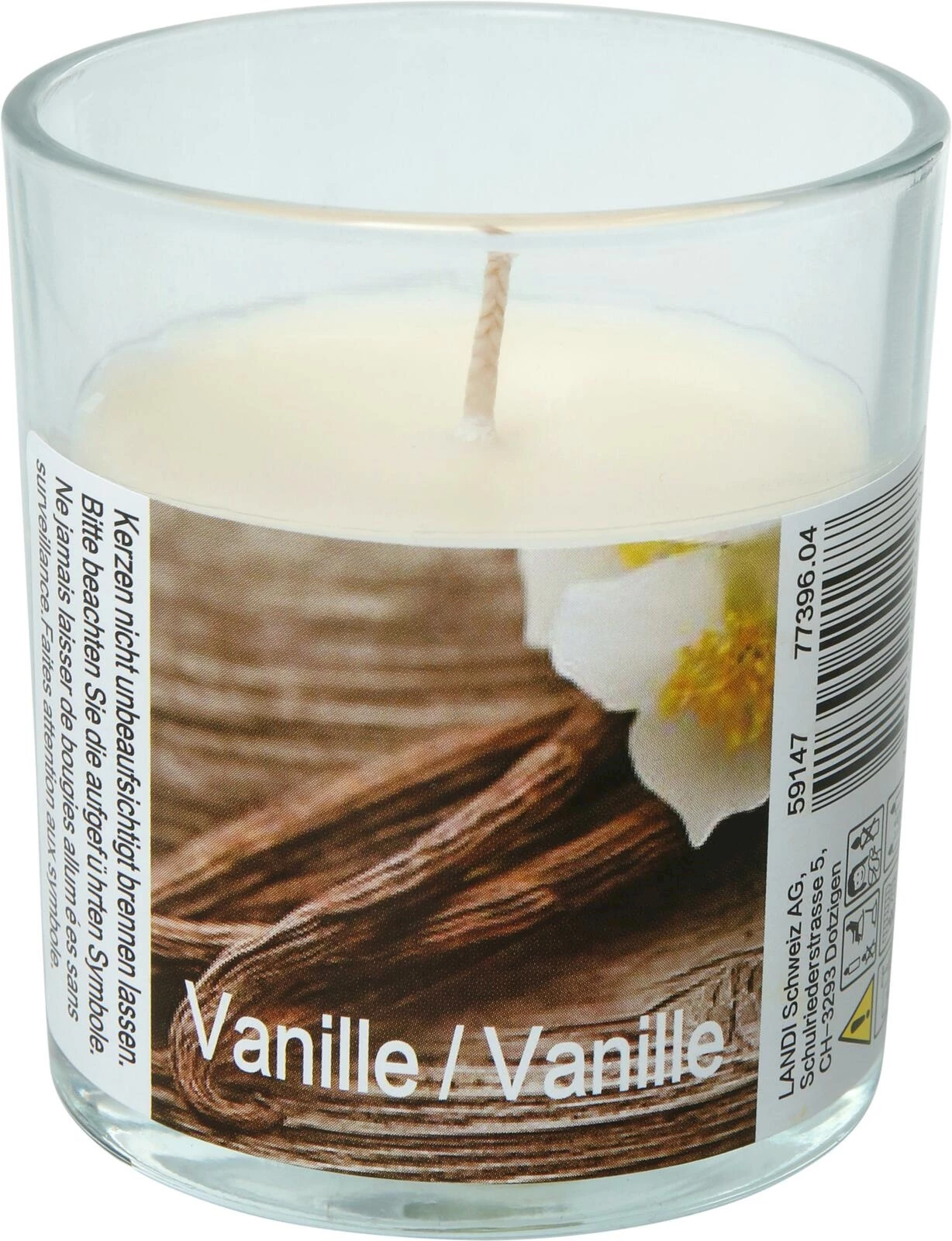 Duftkerze Glas Vanille