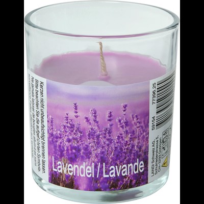 Duftkerze Glas Lavendel