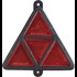 Réflecteur rouge triangulaire