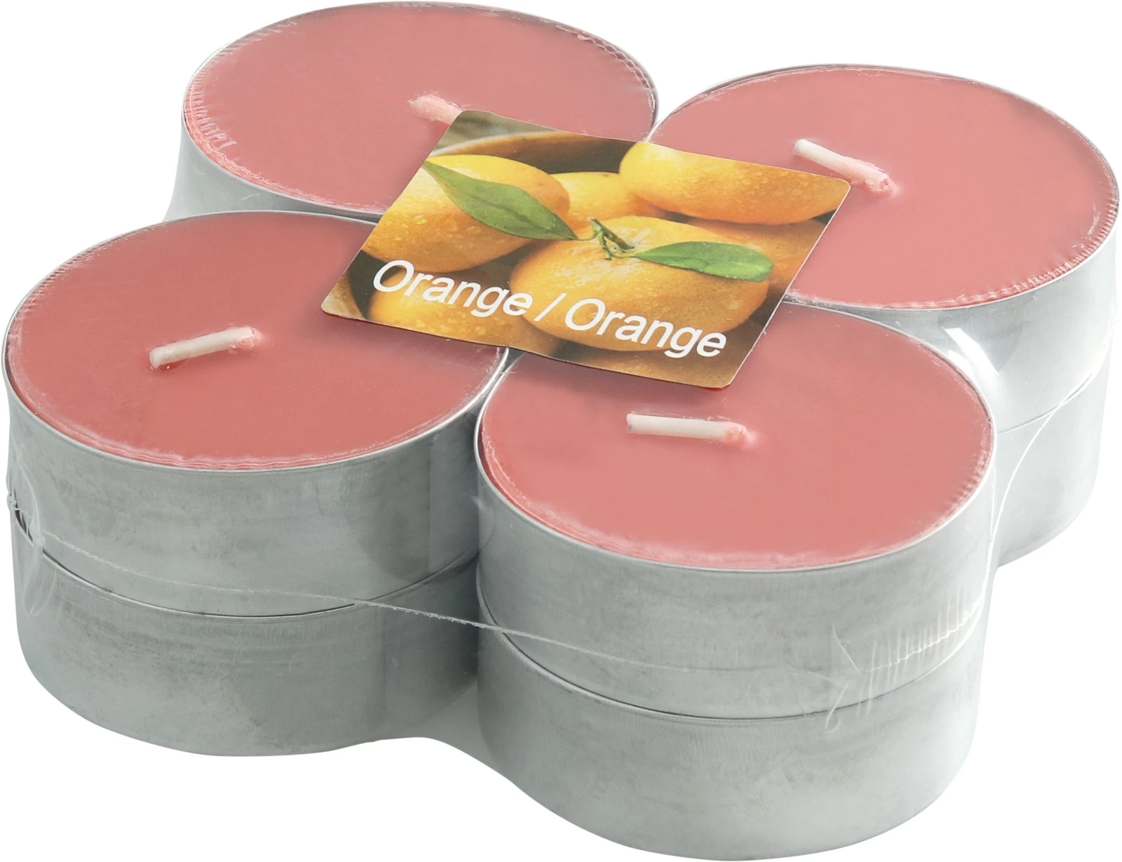 Bougies parf. maxi orange Ø 60 mm