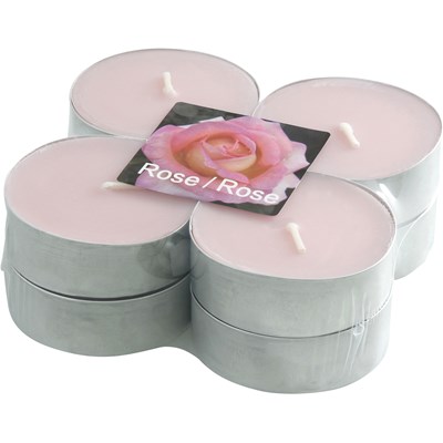 Bougies parf. maxi rose Ø 60 mm