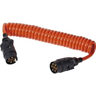 Câble spirale orange 2 m