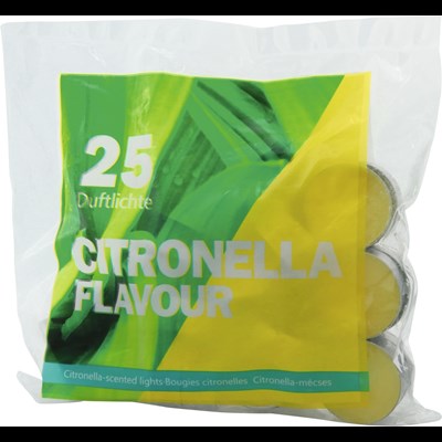 Duftkerze Citronella 25 Stück